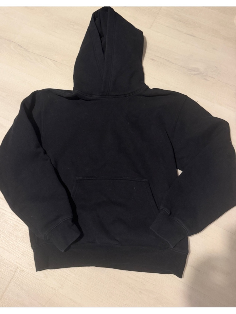 Aritzia Black Women's Hooded Pullover Sweatshirt
